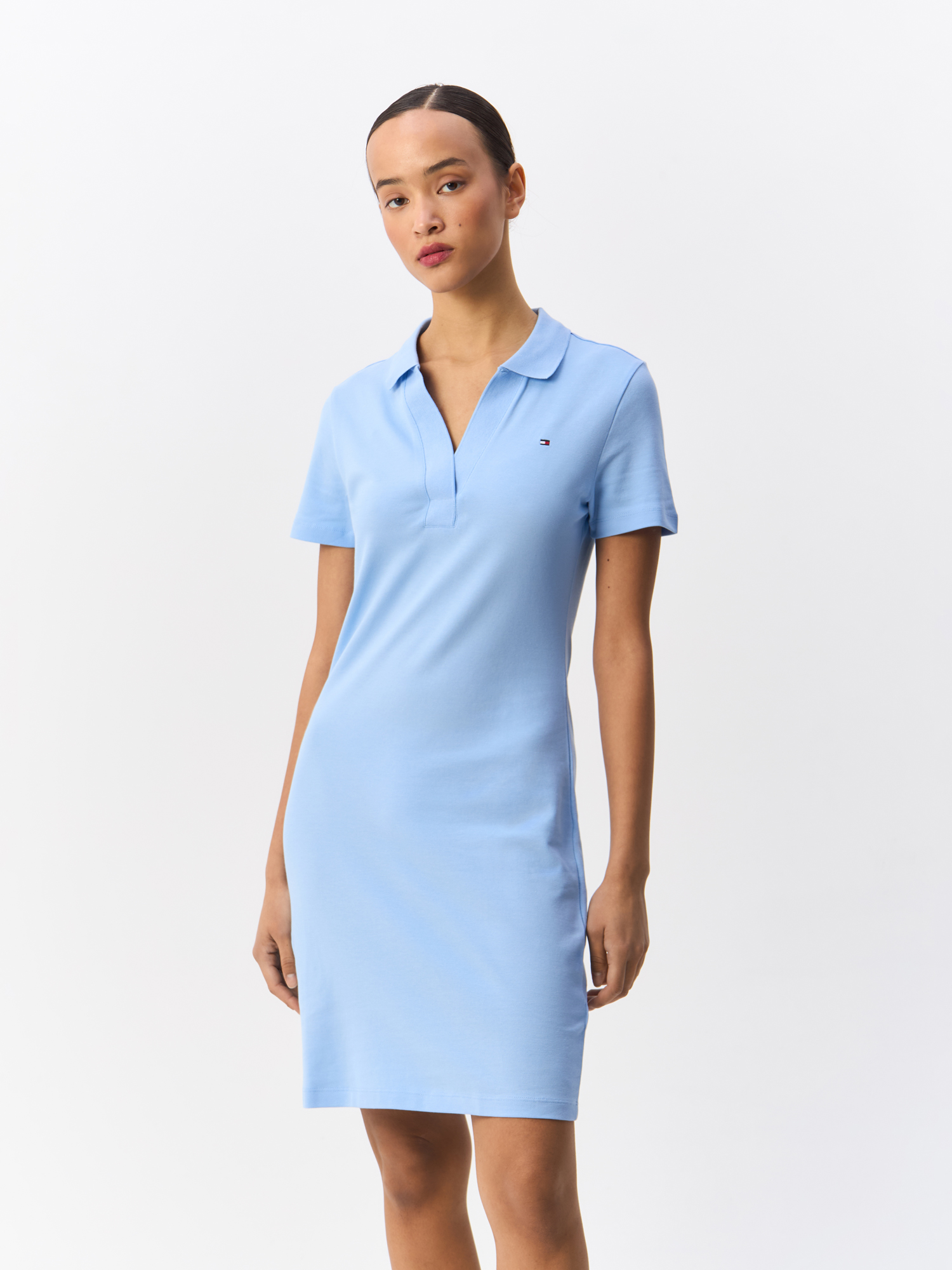 

Платье женское Tommy Hilfiger WW0WW42567 голубое XS/40, Голубой, WW0WW42567