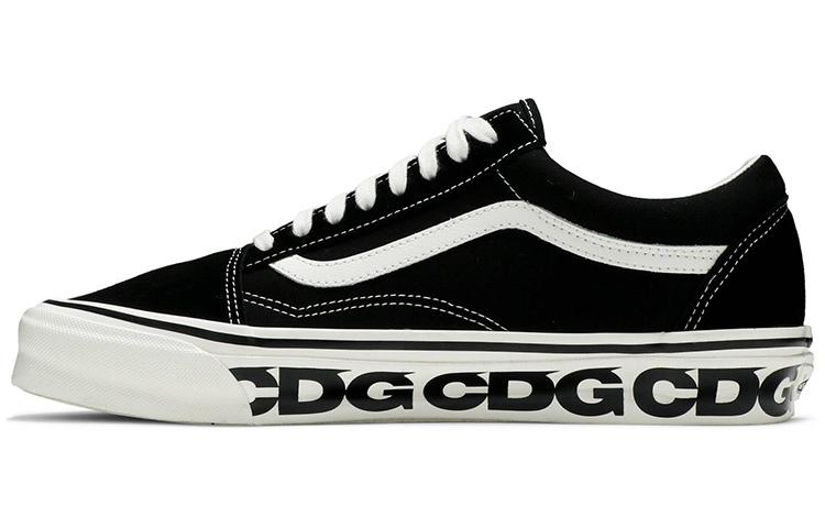 

Кеды унисекс Vans CDG x Vault OG Old Skool LX черные 44.5 EU, Черный, CDG x Vault OG Old Skool LX