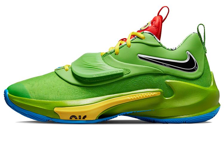 

Кроссовки унисекс Nike uno x Nike Freak 3 зеленые 47.5 EU, Зеленый, uno x Nike Freak 3