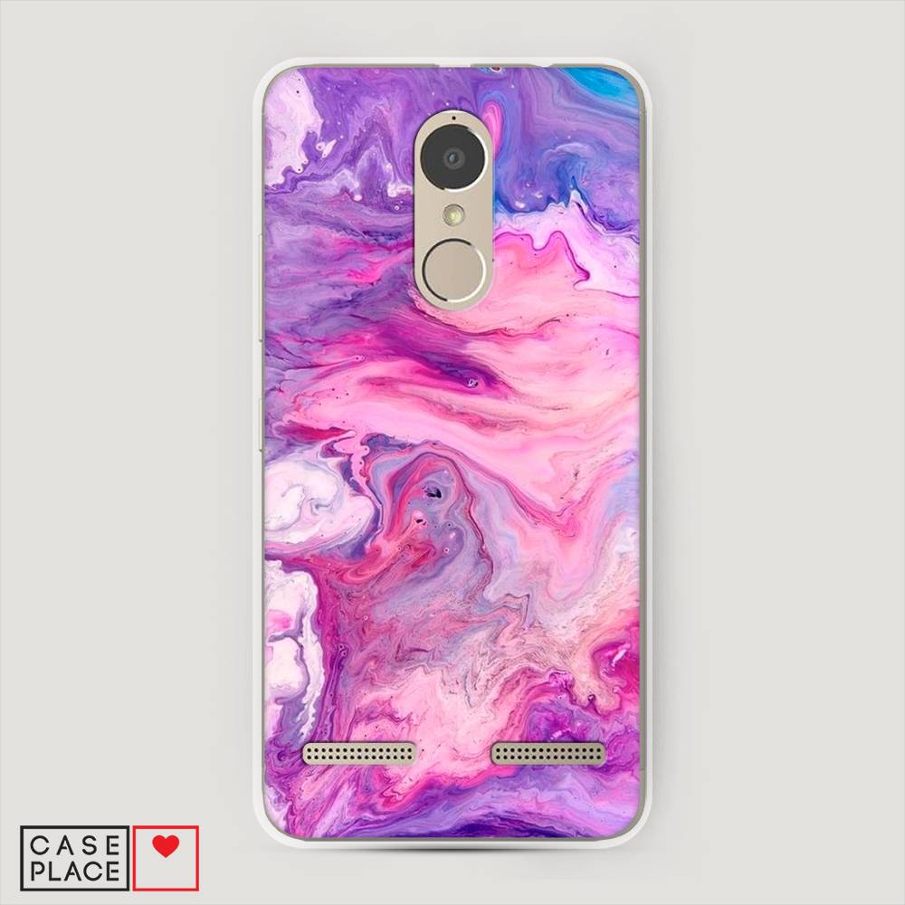 

Чехол на Lenovo K6 Power "Нежно-розовая абстракция", Розовый, 112350-3