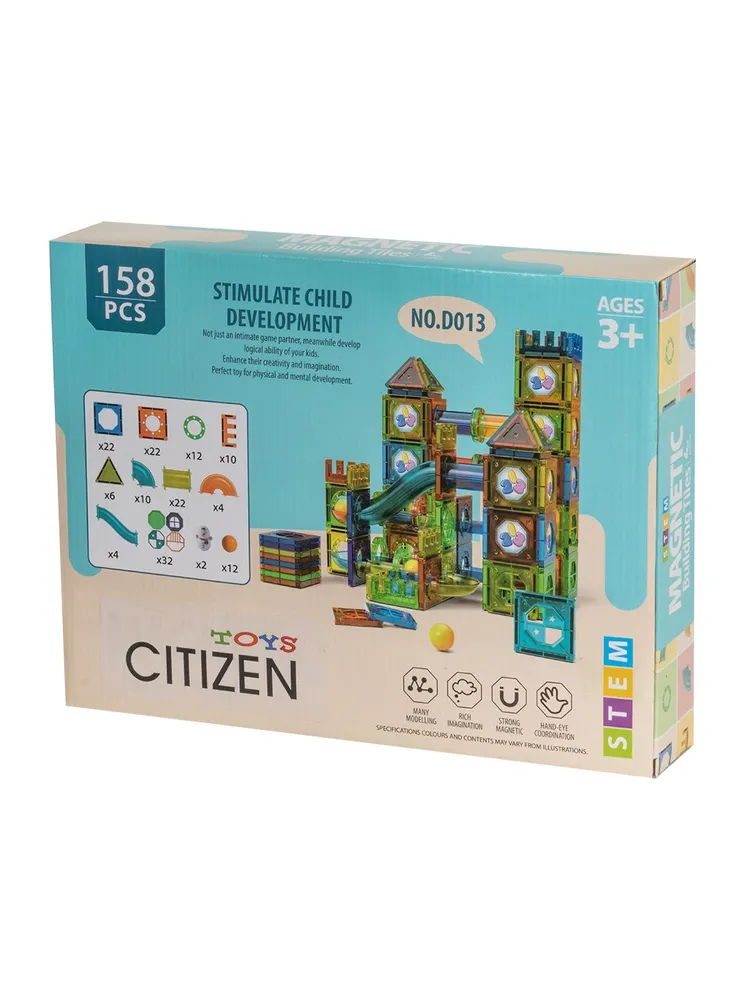 

Магнитный конструктор CITIZEN ESM-14906 149 элементов/ Конструктор для детей от 3 лет, ESM-14906