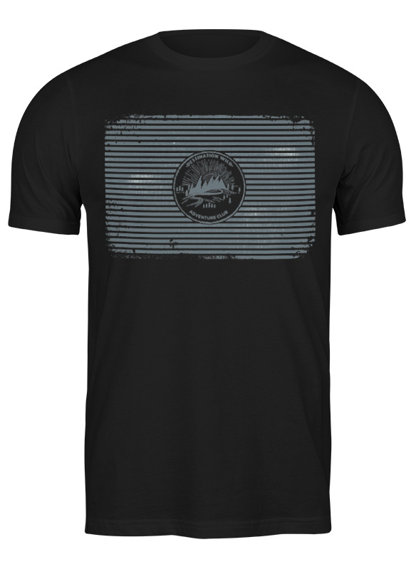 

Футболка мужская Mountains 2986394 Printio черная 2XL, Mountains 2986394