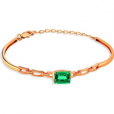 

Браслет из красного золота с изумрудом р. 17 Master Brilliant 08-1-147-6900-010, 08-1-147-6900-010