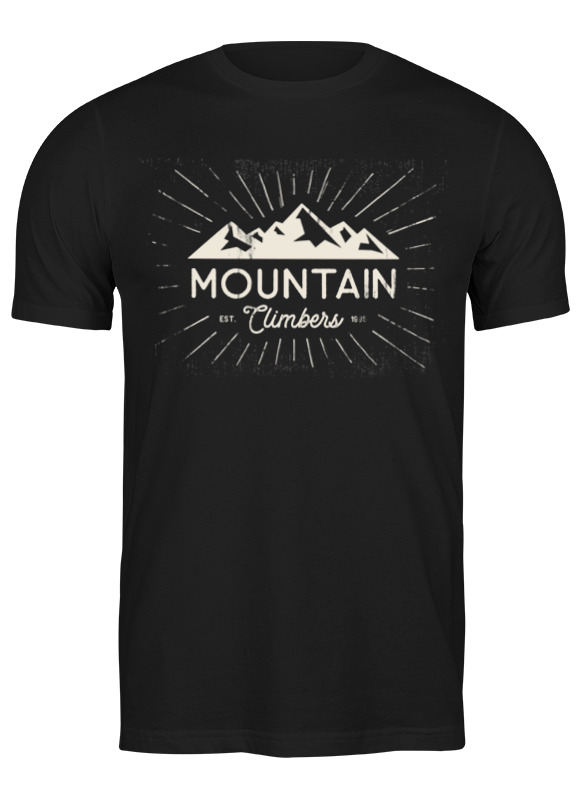 

Футболка мужская Printio Mountains 2986347 черная 2XL, Черный, Mountains 2986347