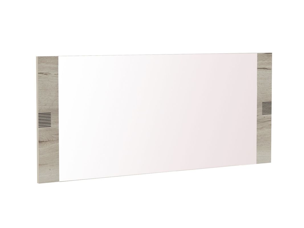 

Зеркало настенное SbkHome NEW Мале Дуб галифакс белый 120х2х50.8 см, Серый, Мале