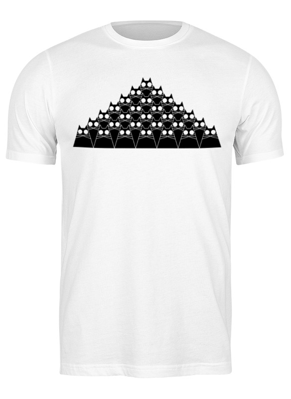 

Футболка мужская Cats here 2984635 Printio белая 2XL, Cats here 2984635