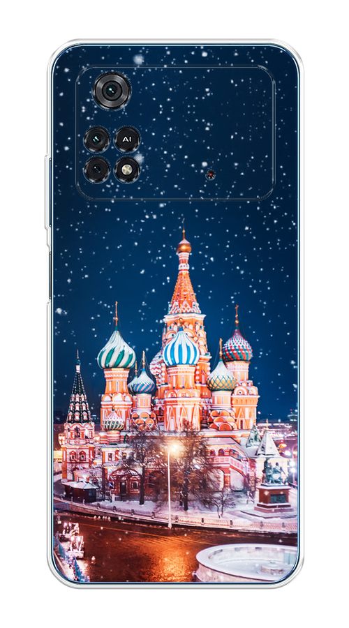 

Чехол на Xiaomi Poco M4 Pro 4G "Москва 1", Коричневый;синий;белый, 313050-1