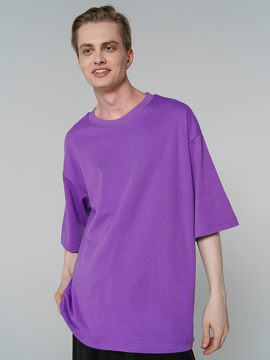 

Футболка мужская 82365 ТВОЕ фиолетовая 2XL, 82365