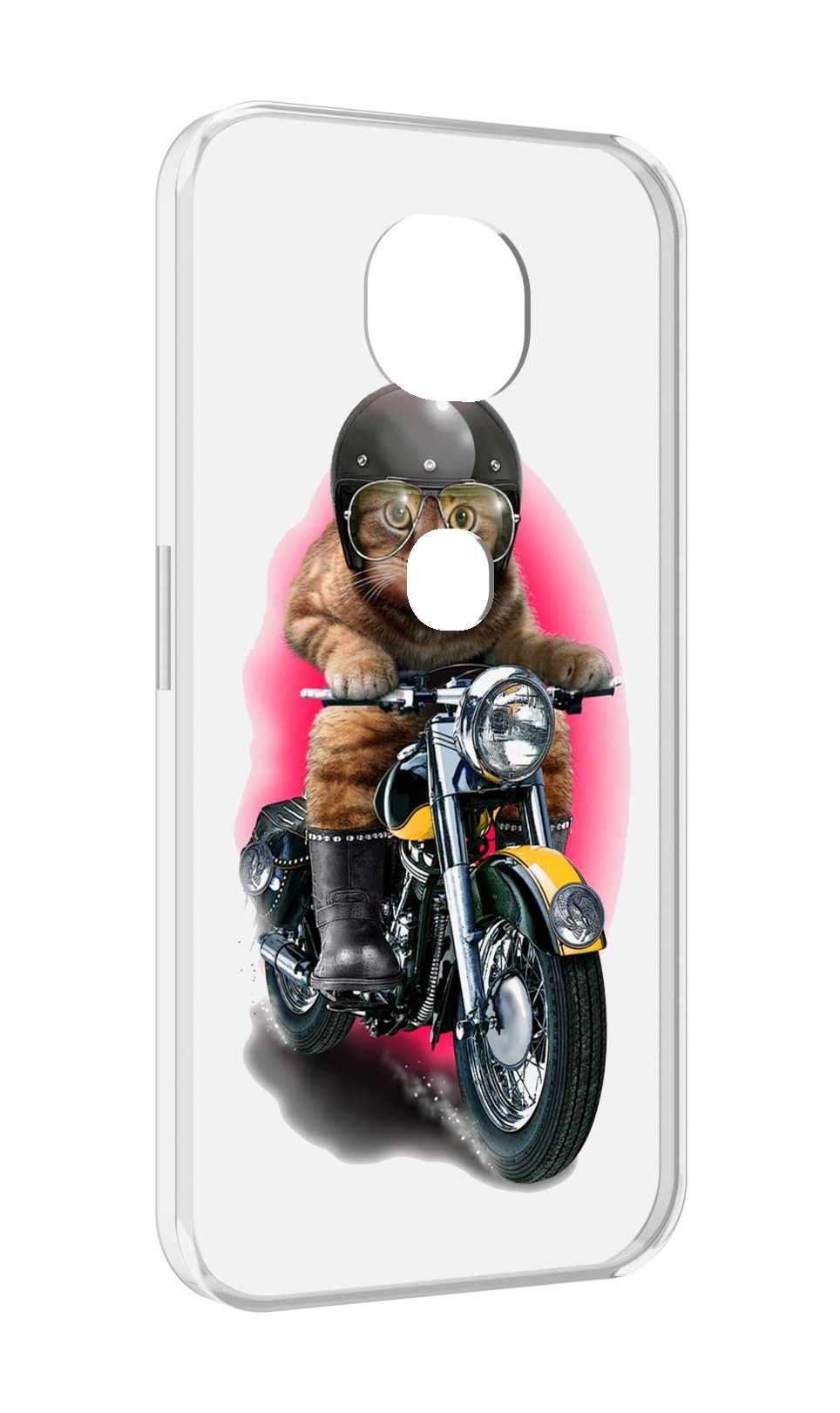 

Чехол MyPads мото-кот для Motorola Moto G5S (XT1799-2), Прозрачный, Tocco