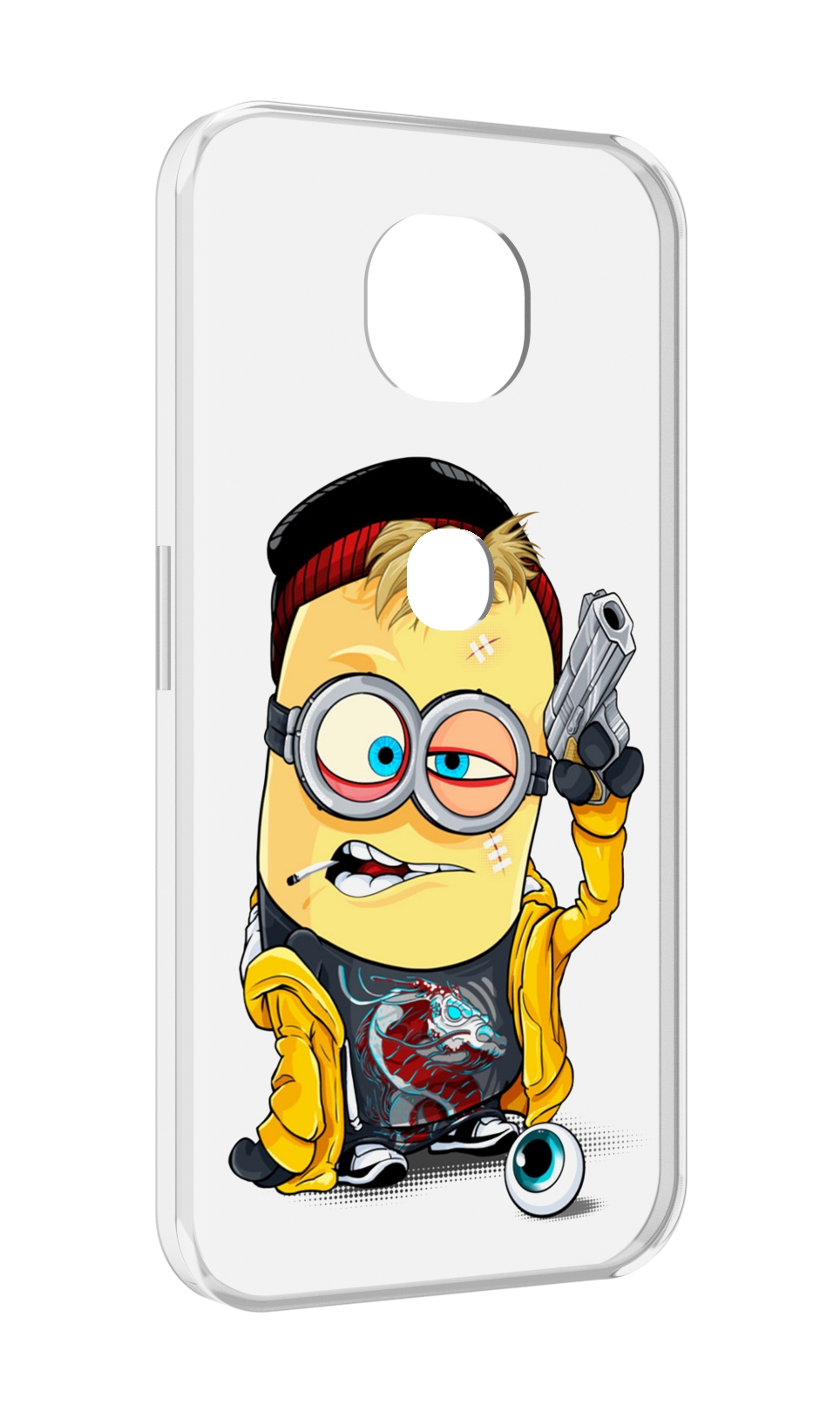 

Чехол MyPads миньон бандит для Motorola Moto G5S (XT1799-2), Прозрачный, Tocco
