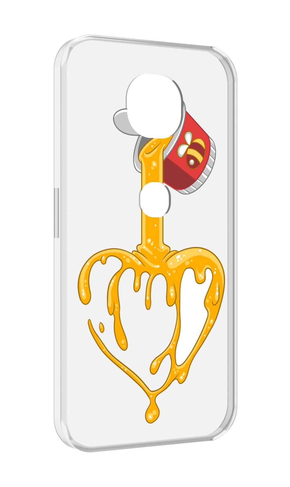 

Чехол MyPads медовое сердце для Motorola Moto G5S (XT1799-2), Прозрачный, Tocco