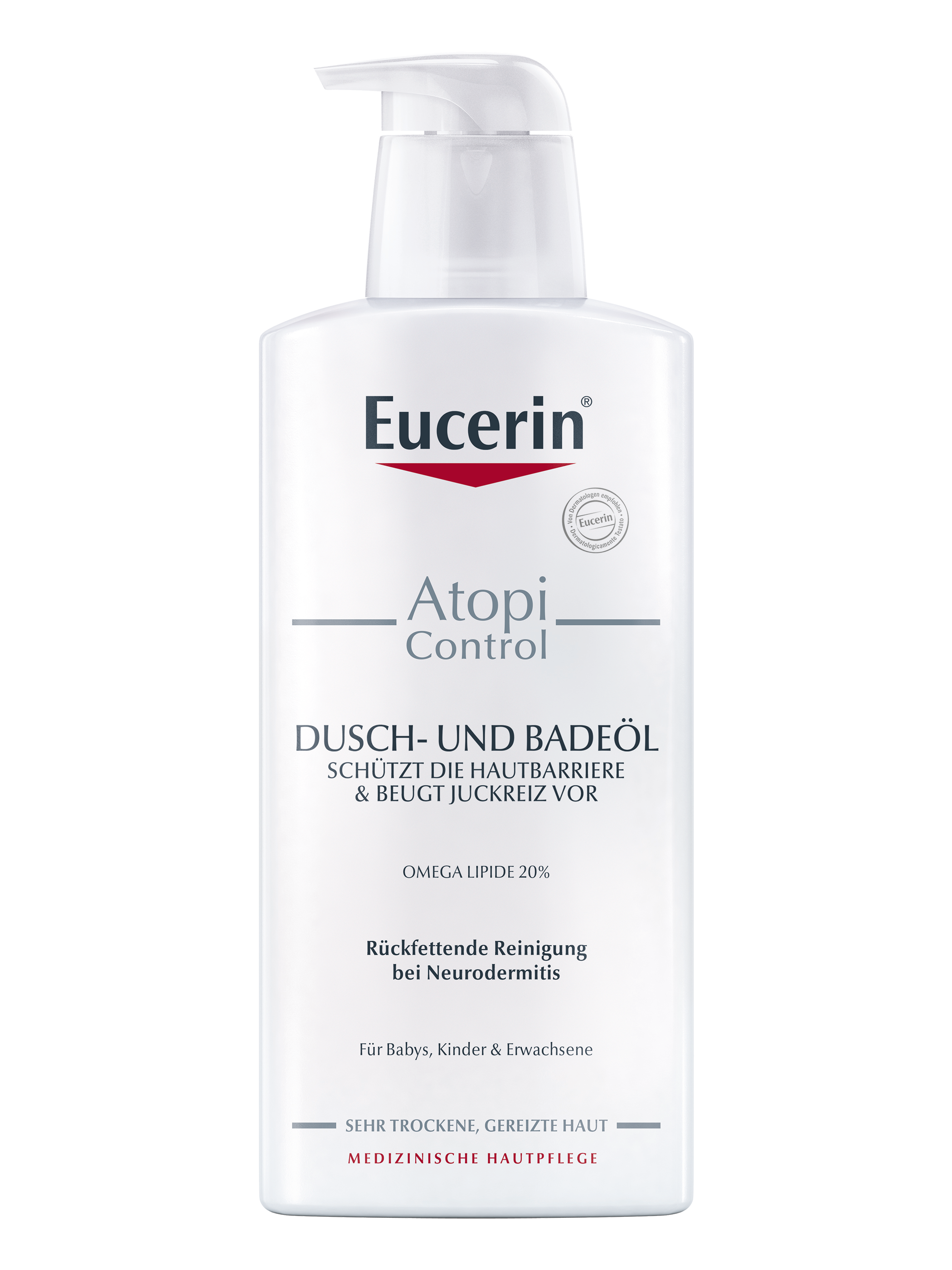 Очищающее масло для душа, Eucerin Atopi Control  400 мл мицеллярное очищающее масло
