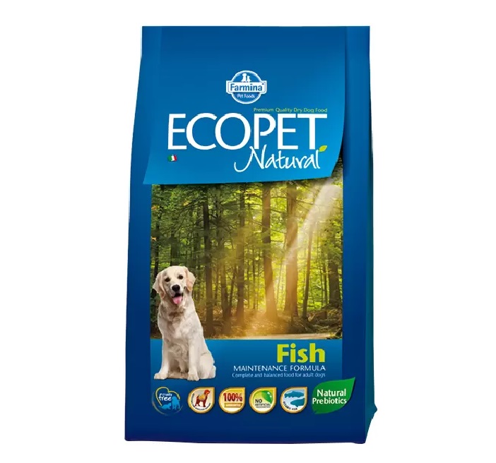 фото Сухой корм для собак farmina ecopet natural, рыба, 12кг