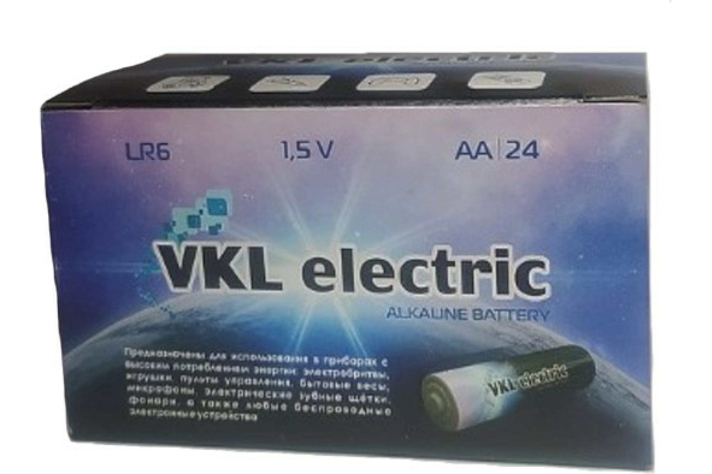 Батарейка VKL electric LR 6 / АА Alkaline BOXх24 1,5В 1194414