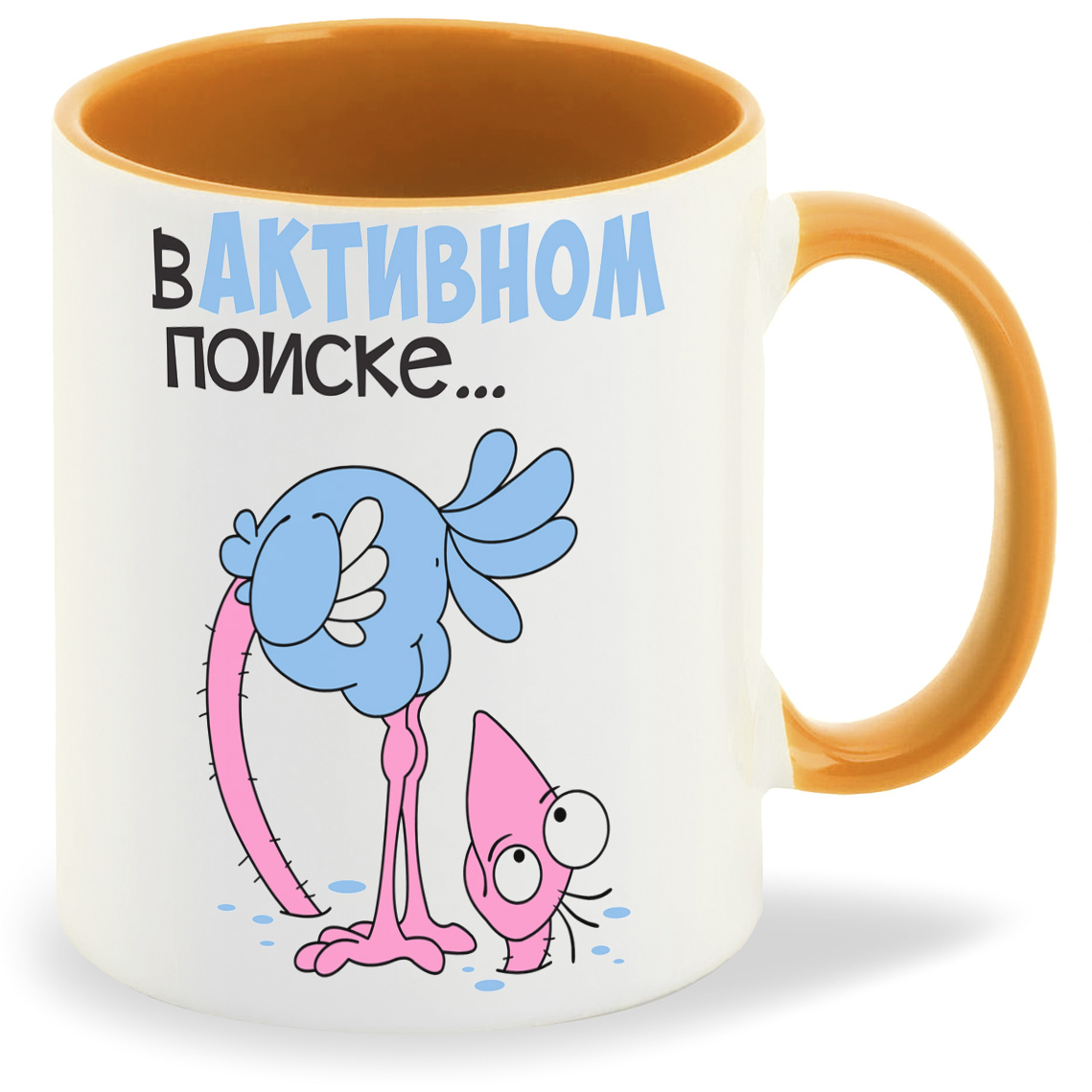 

Кружка CoolPodarok В активном поиске, В активном поиске
