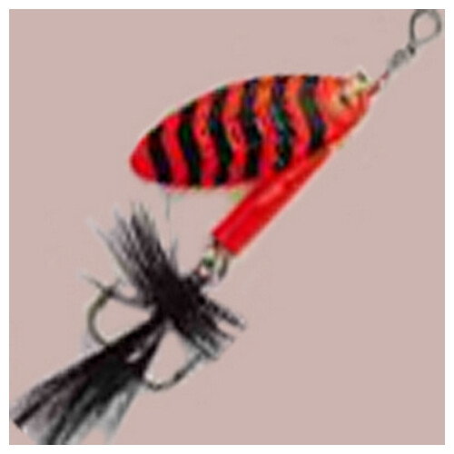 

Mosca Блесна вращающаяся (вертушка) MOSCA GRAFFY ( 1,9гр/Fluo Red+Line, Red), Красный;черный