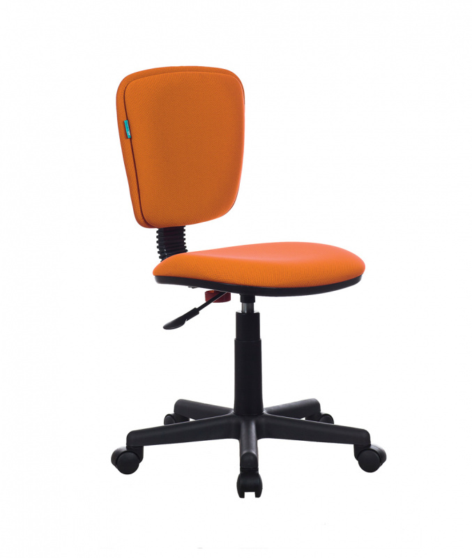Кресло Бюрократ Ch-204NX, на колесиках, ткань, оранжевый [ch-204nx/26-291]