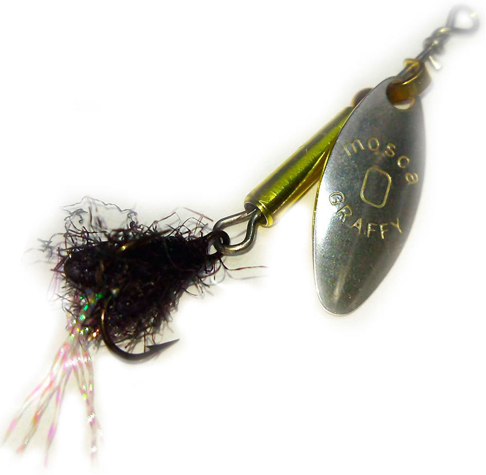 

Mosca Блесна вращающаяся (вертушка) MOSCA GRAFFY ( 1,9гр/Silver,Gold), Серебристый;золотистый