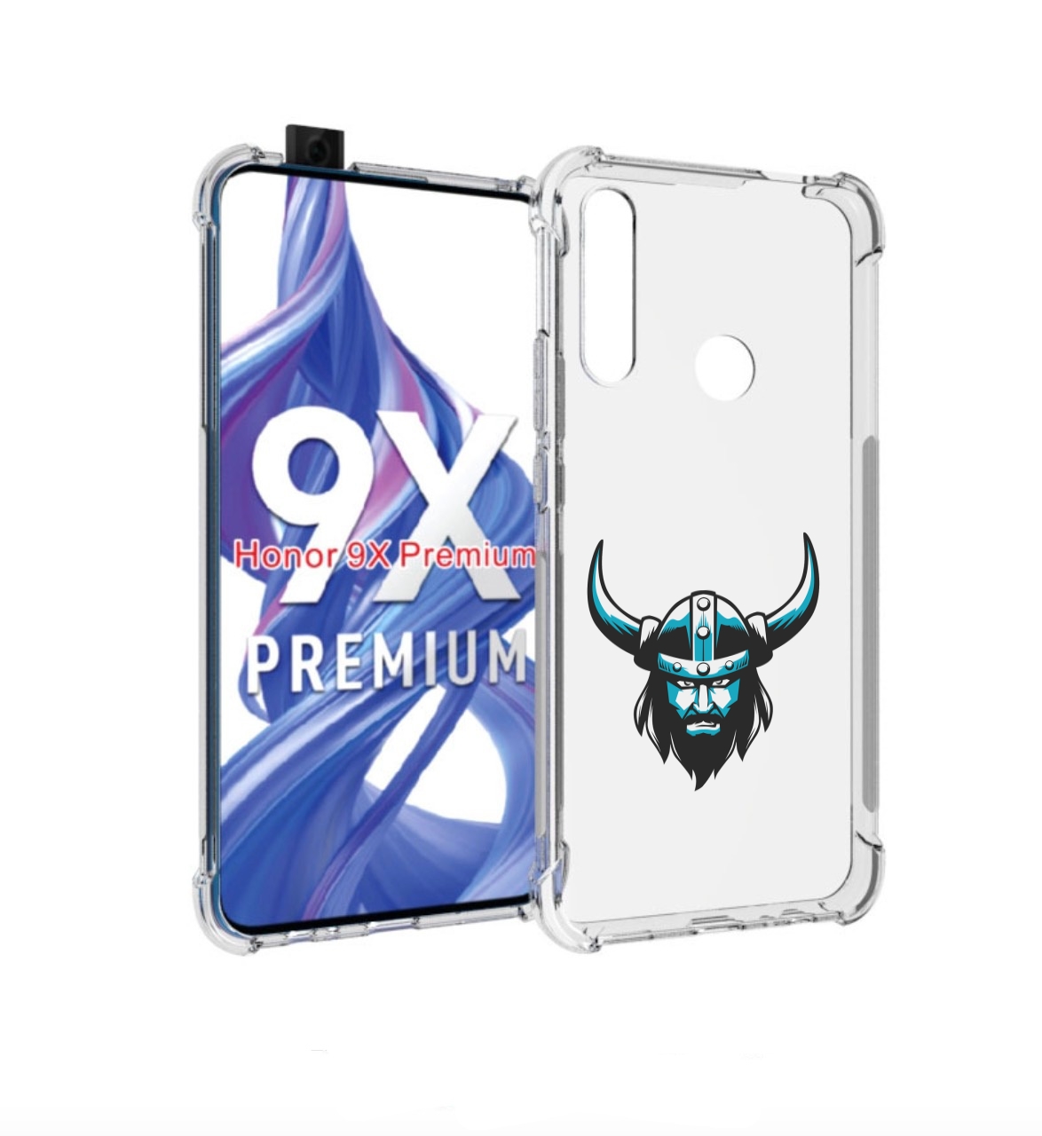 

Чехол бампер MyPads викинг для Honor 9X (STK-LX1)., Прозрачный, Tocco
