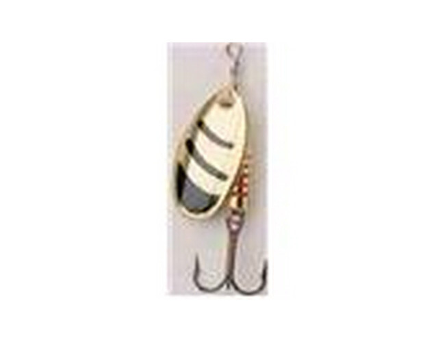 

Mosca Блесна вращающаяся (вертушка) MOSCA NOME ( 15гр/Gold, Black Stripes)