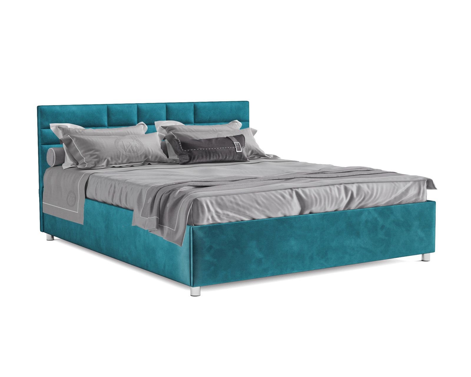 

Кровать Mebel-ars Нью-Йорк 140 см Бархат сине-зеленый STAR VELVET 43 BLACK GREEN, Нью-Йорк 140 см