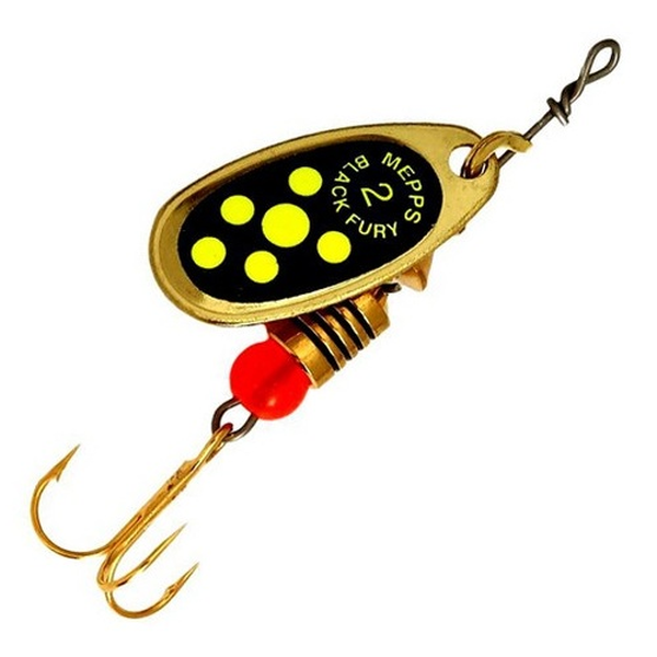 

Mepps Блесна вращающаяся (вертушка) MEPPS COMET BLACK FURY ( 6,5гр/NR/CH), Черный;желтый