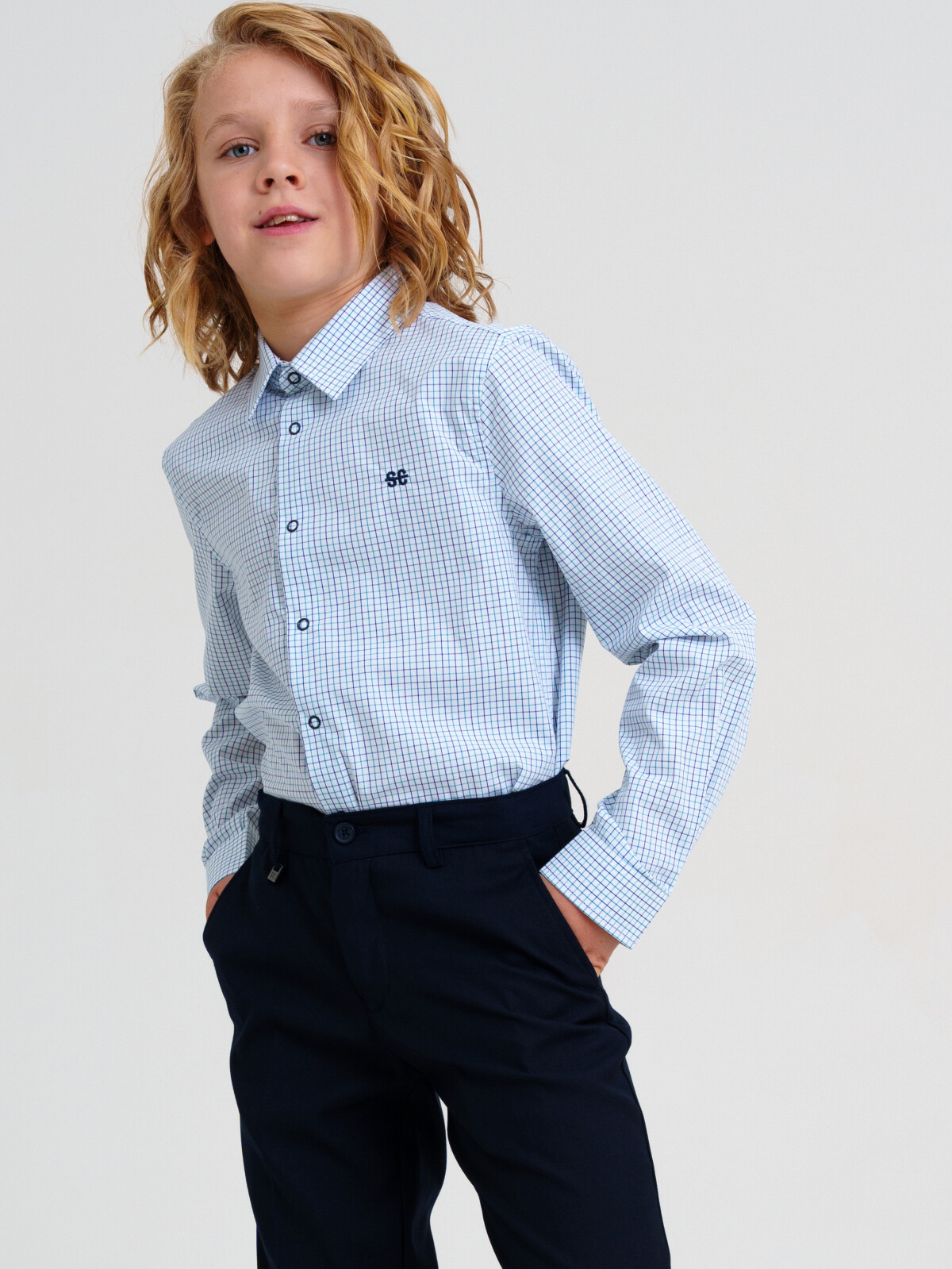 

Рубашка детская PlayToday 22417072, разноцветный, 152, 22417072