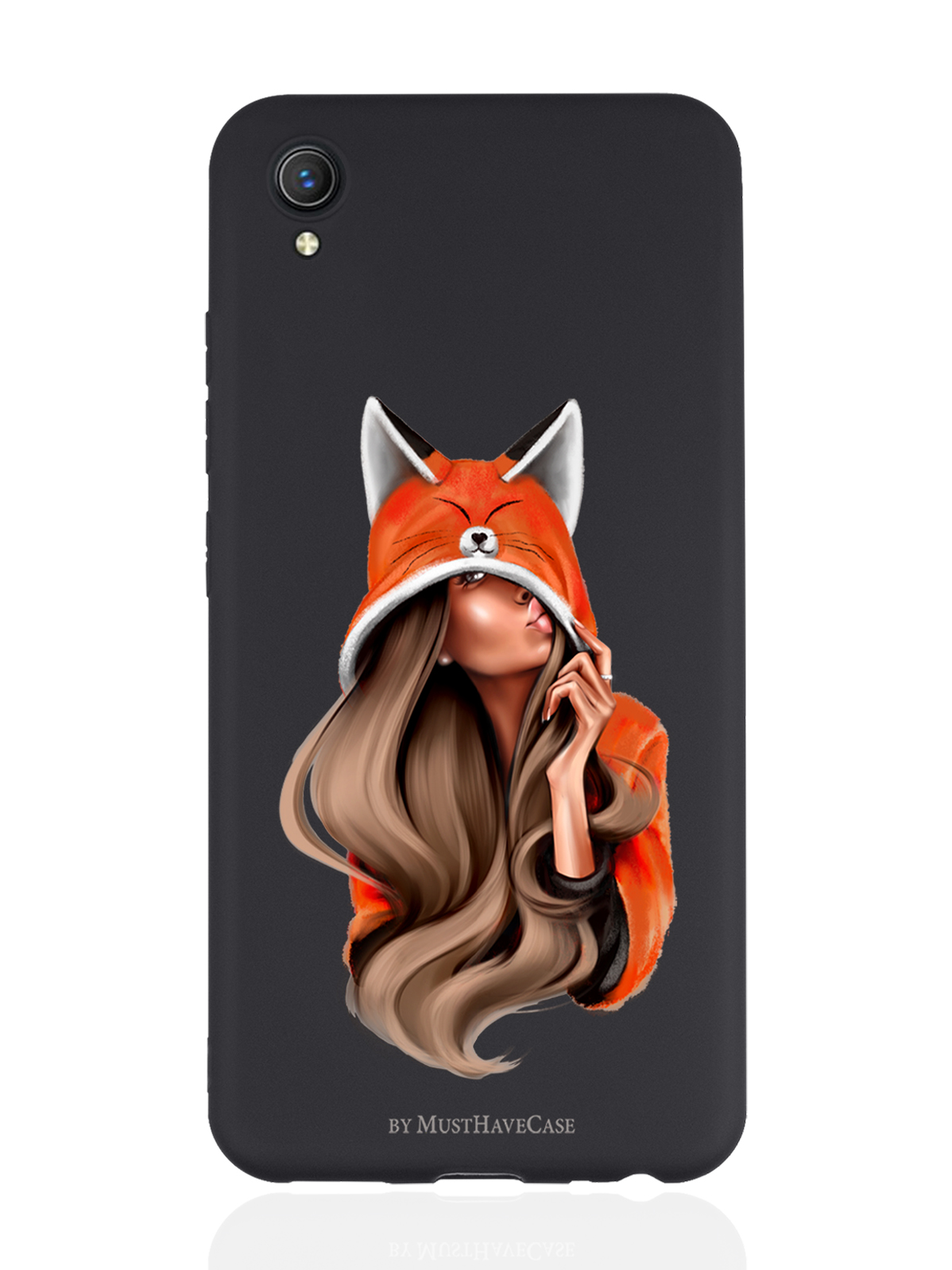 

Чехол MustHaveCase для Vivo Y1S/Y91C Лисичка черный, Оранжевый;черный