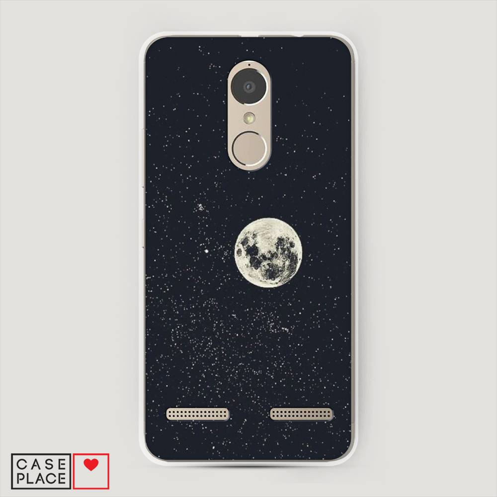 

Чехол на Lenovo K6 Power "Полнолуние", Красный, 112350-2