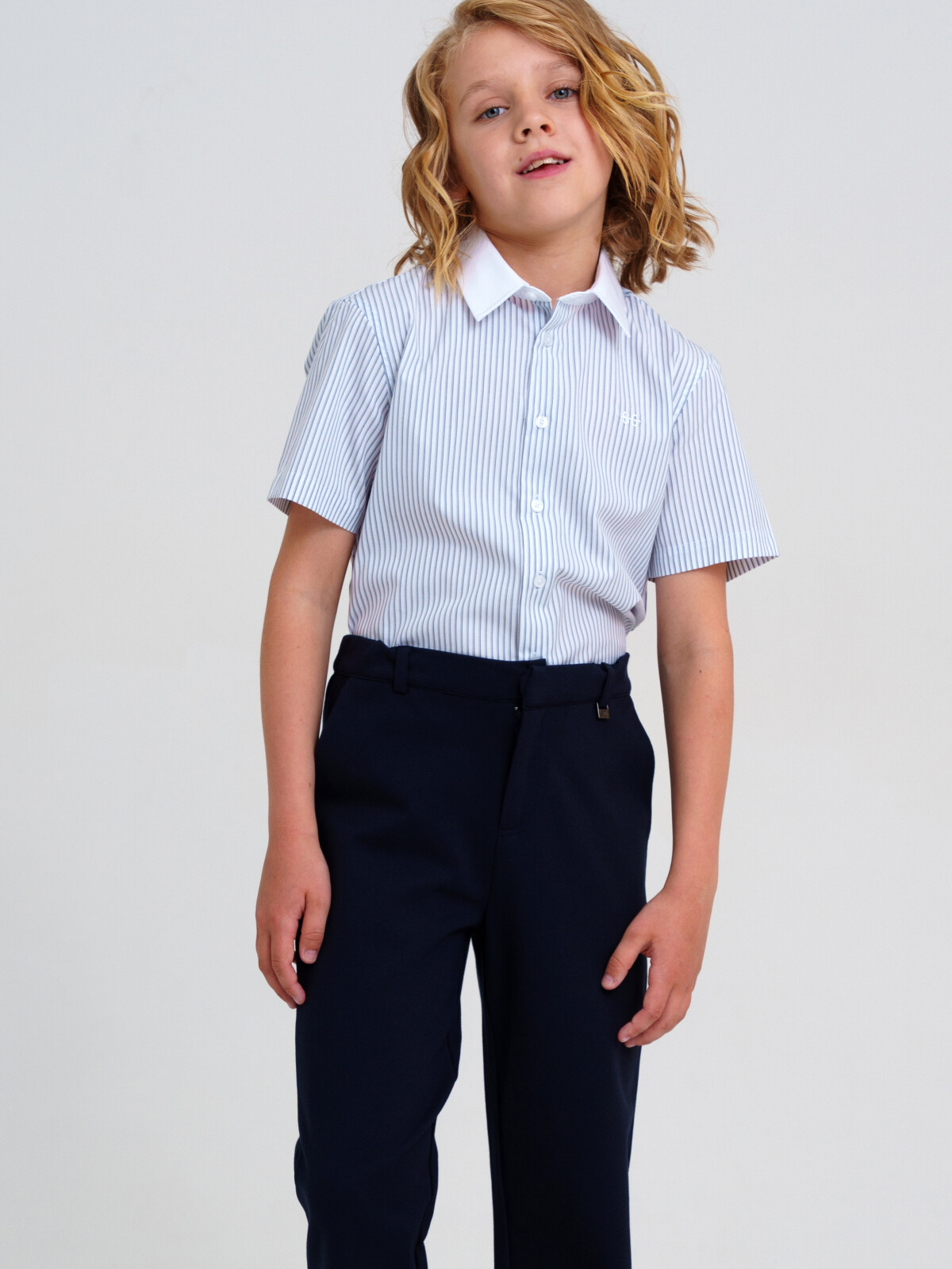 

Рубашка детская PlayToday 22417116, разноцветный, 134, 22417116