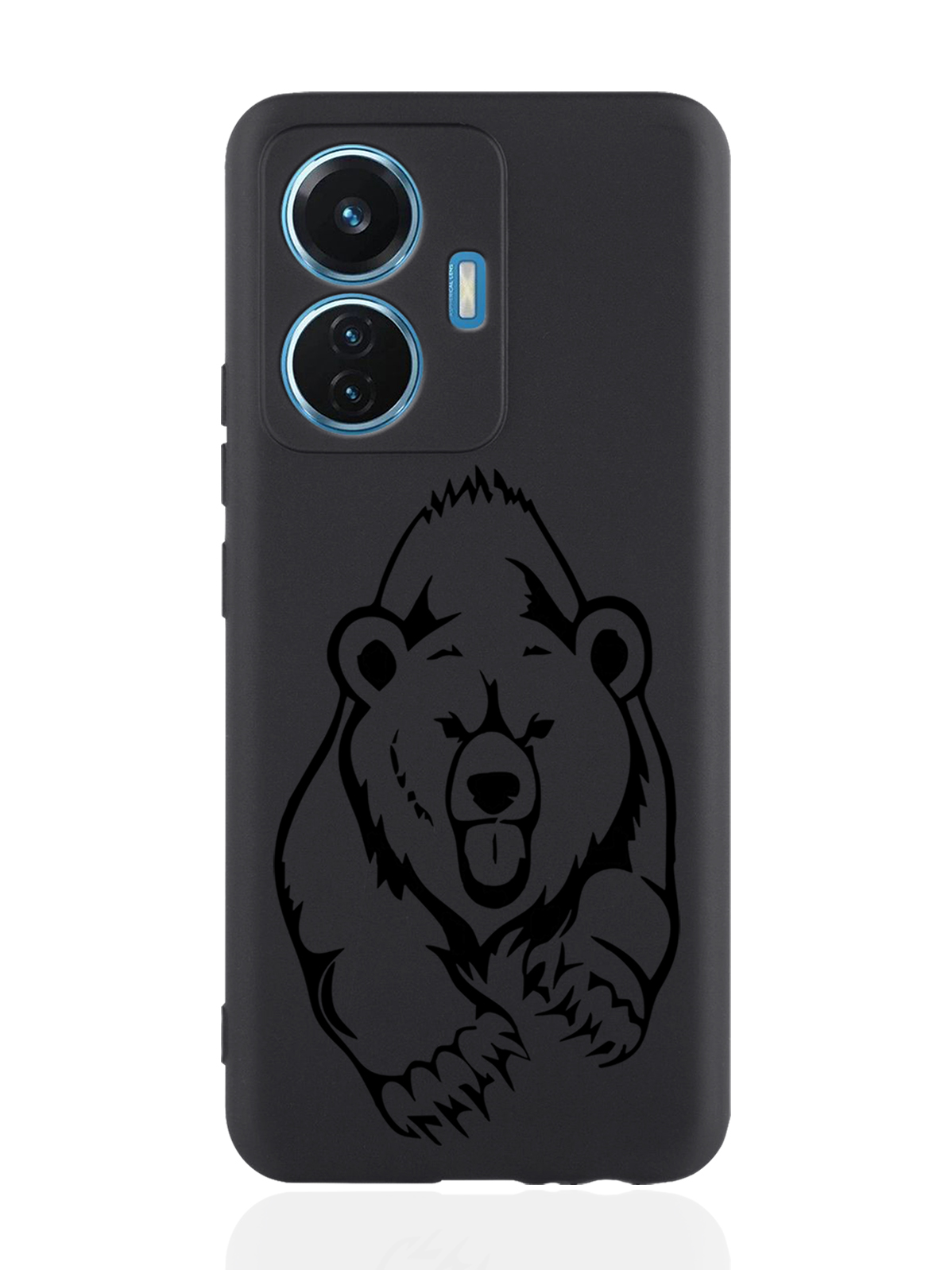 

Чехол MustHaveCase для Vivo T1/S15e Медведь черный