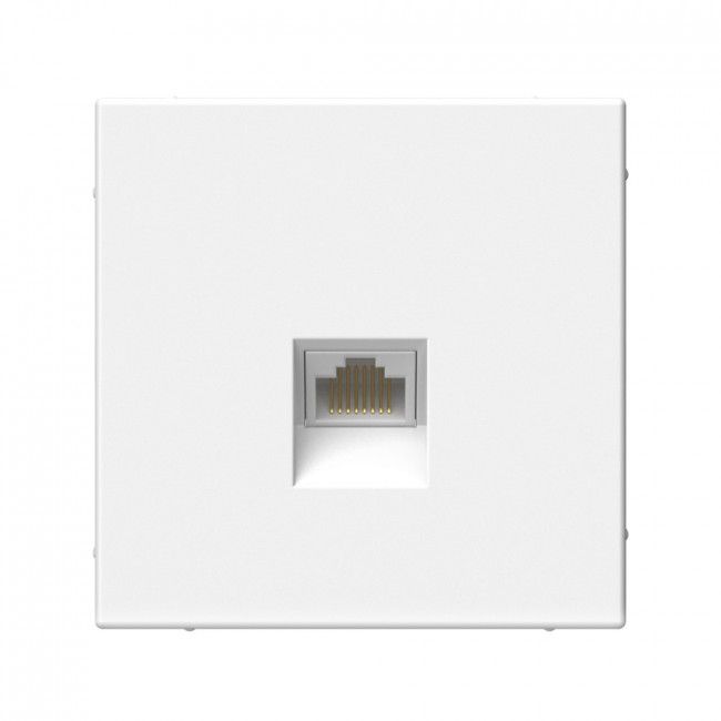 

Розетка компьютерная RJ45 категория 6A Systeme Electric лотос GAL001386, Белый