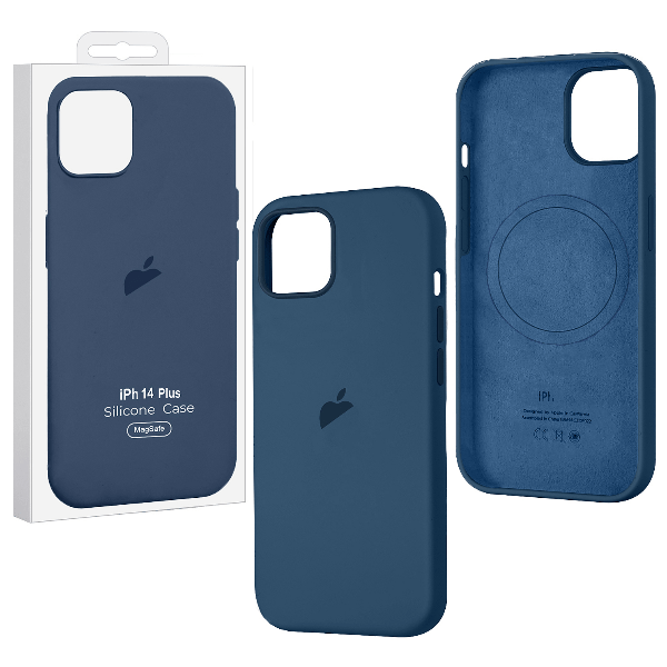 

Чехол iPhone 14 Plus Silicon Case Stromblue (MagSafe) c Logo, синий (IS792173), Чехол iPhone 14 Plus Silicon Case Stromblue (MagSafe) c LOGO, синий (IS792173)