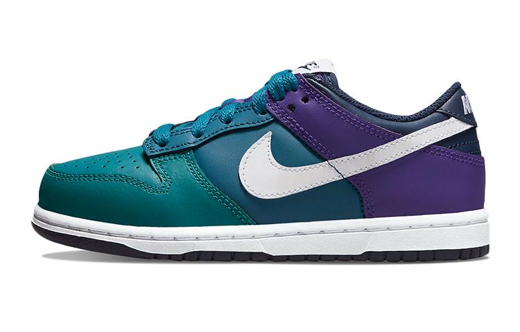 

Кеды унисекс Nike Dunk Low GS зеленые 40 EU, Зеленый, Dunk Low GS