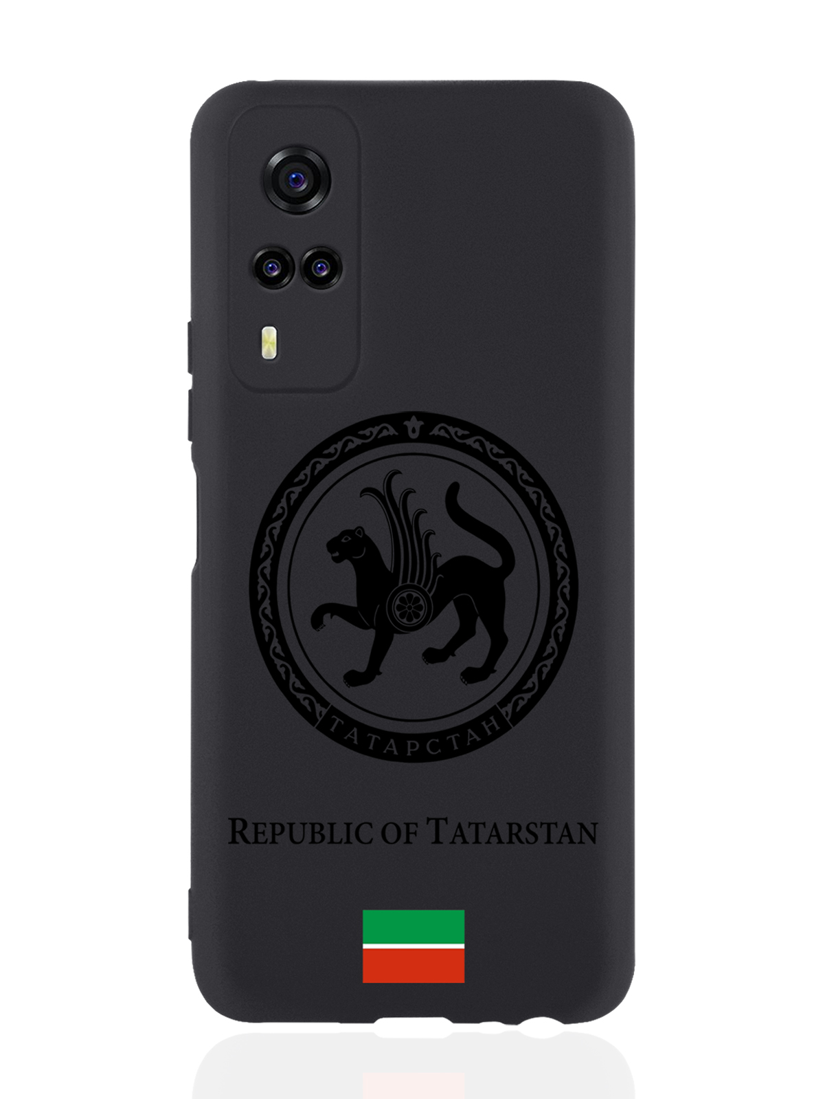 

Чехол SignumCase для Vivo Y31/Y53S Черный лаковый Герб Татарстана черный