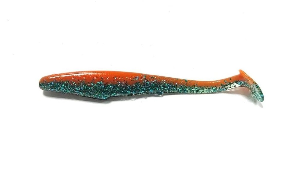 

Силиконовая приманка REINS ROCKVIBE SHINER 4" Цв. B55-Strike Orange, Оранжевый;зеленый, Rockvibe Shiner