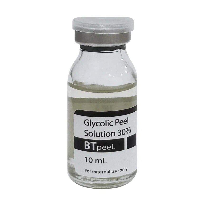Гликолевый пилинг BTpeel 30% Glycolic Acid, 10 мл гликолевый пилинг btpeel с дмае и матриксилом 10 мл