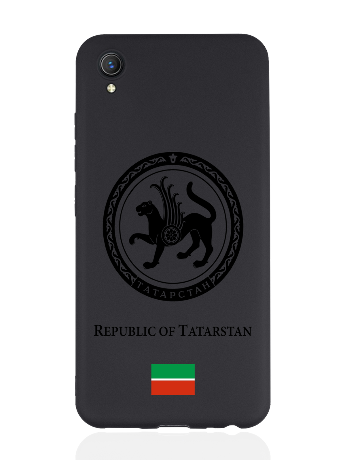 

Чехол SignumCase для Vivo Y1S/Y91C Черный лаковый Герб Татарстана черный