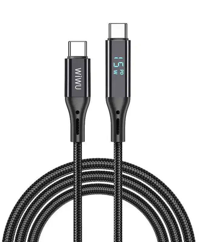 Кабель Wiwu Thor Type C To Type C Cable Wi-C020 C-C 120 CM Black