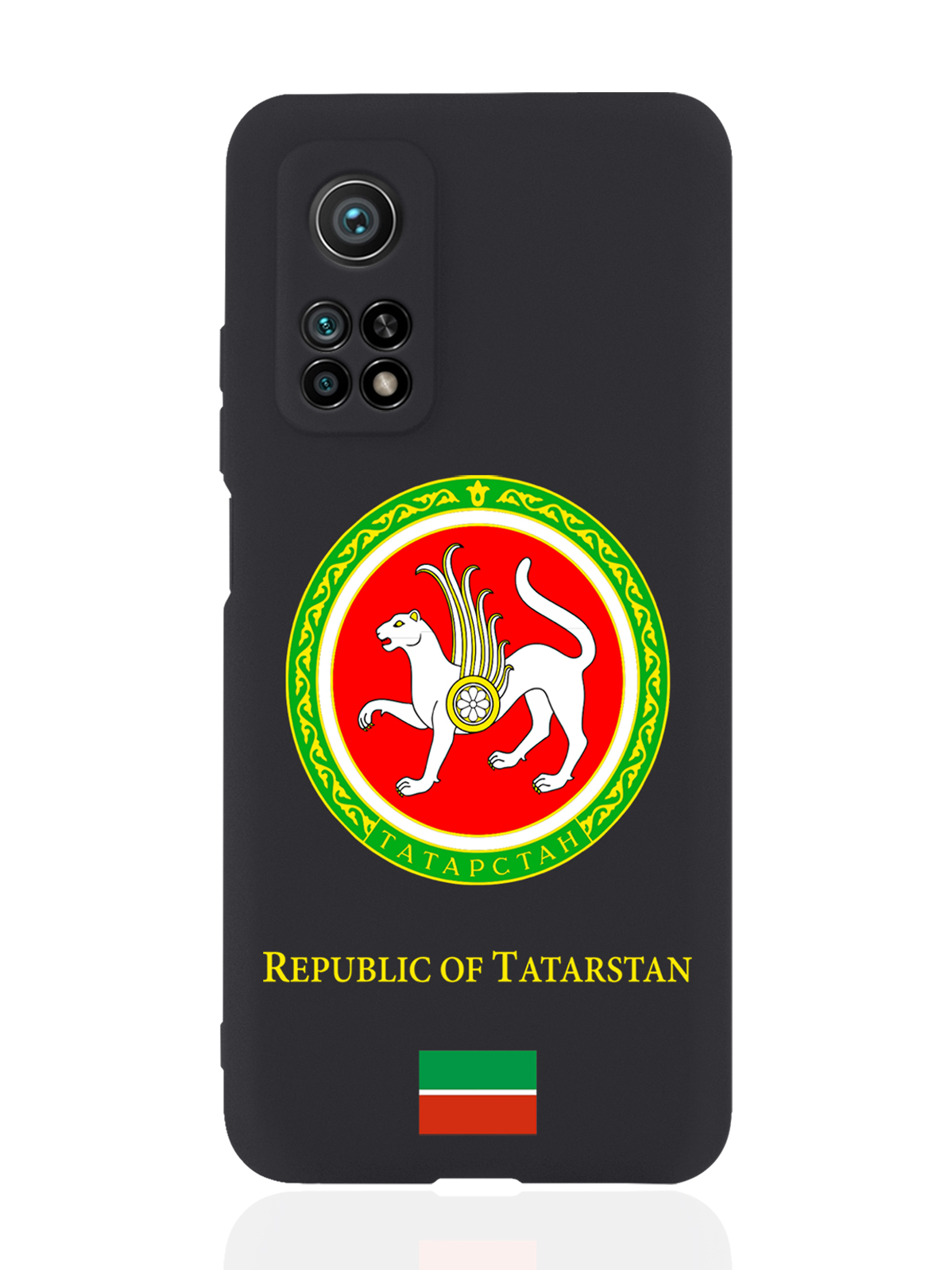 

Чехол SignumCase для Xiaomi Mi 10T Герб Татарстана черный, Разноцветный