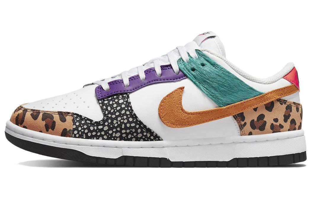 

Кеды унисекс Nike Dunk Low se patchwork белые 36.5 EU, Белый, Dunk Low se patchwork
