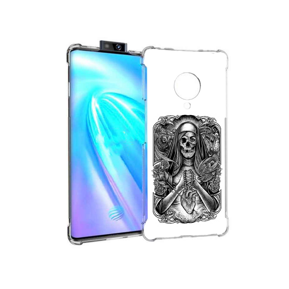 

Чехол MyPads Tocco для Vivo NEX 3 скелет с сердцем (PT136035.381.603), Прозрачный, Tocco