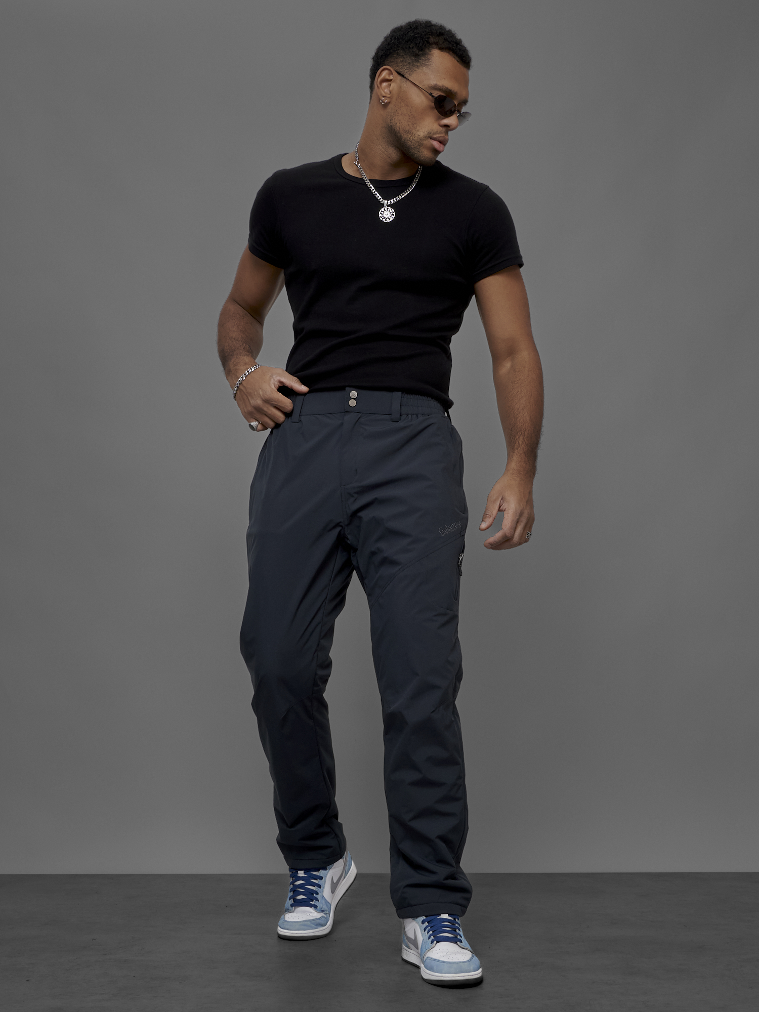 

Спортивные брюки мужские NoBrand OI-2211-1 синие XL, Синий, OI-2211-1