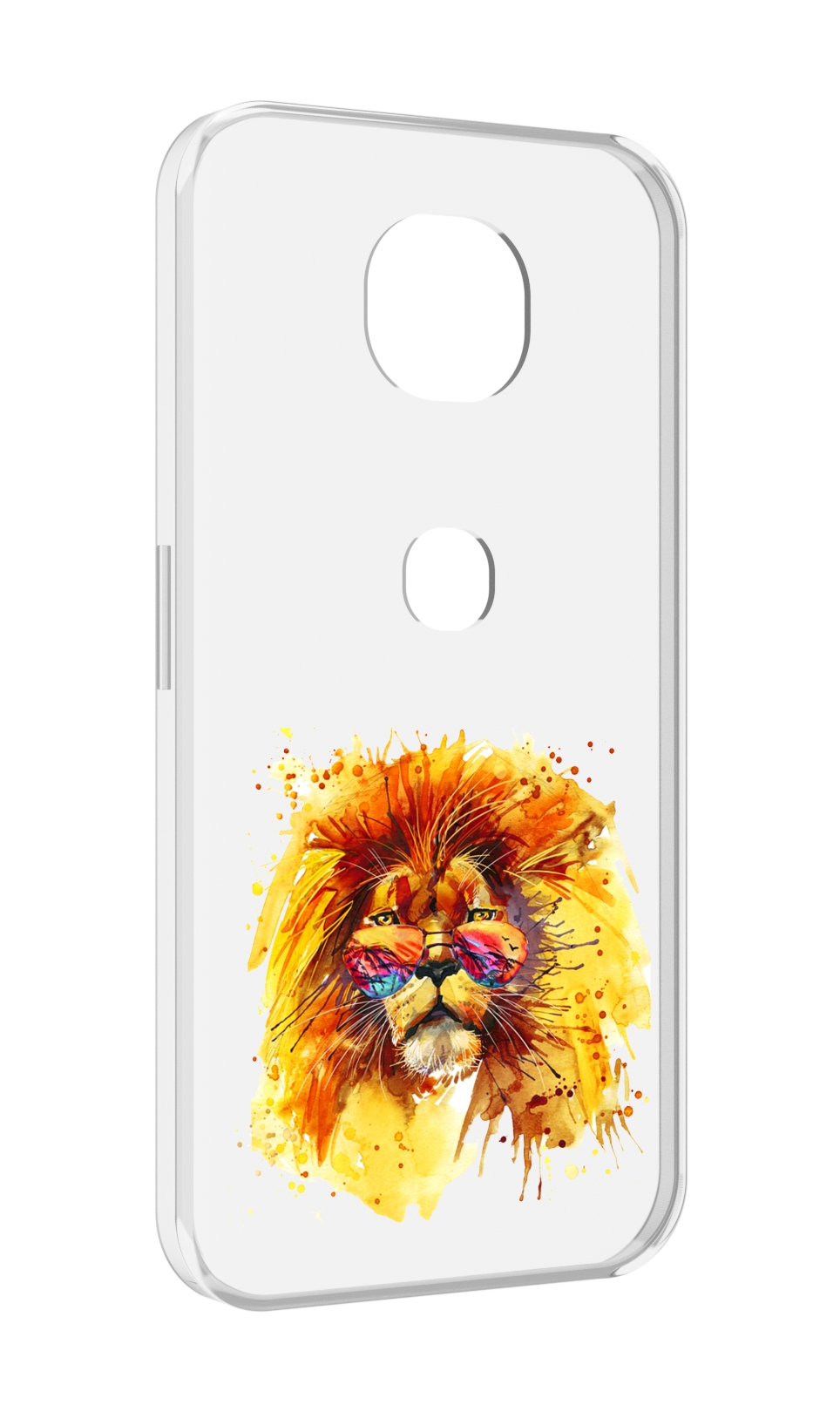

Чехол MyPads лев в очках для Motorola Moto G5S (XT1799-2), Прозрачный, Tocco