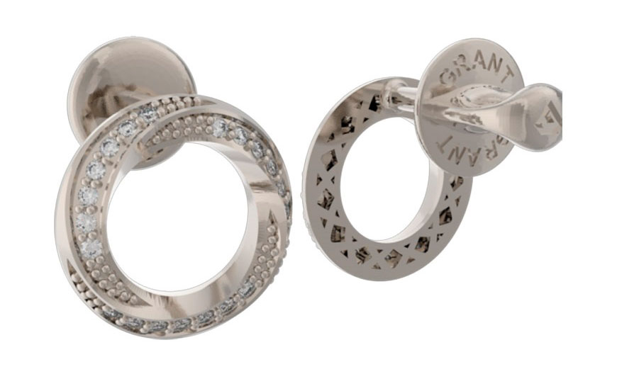

Серьги из белого золота с бриллиантом Grant 5701788-gr, 5701788-gr