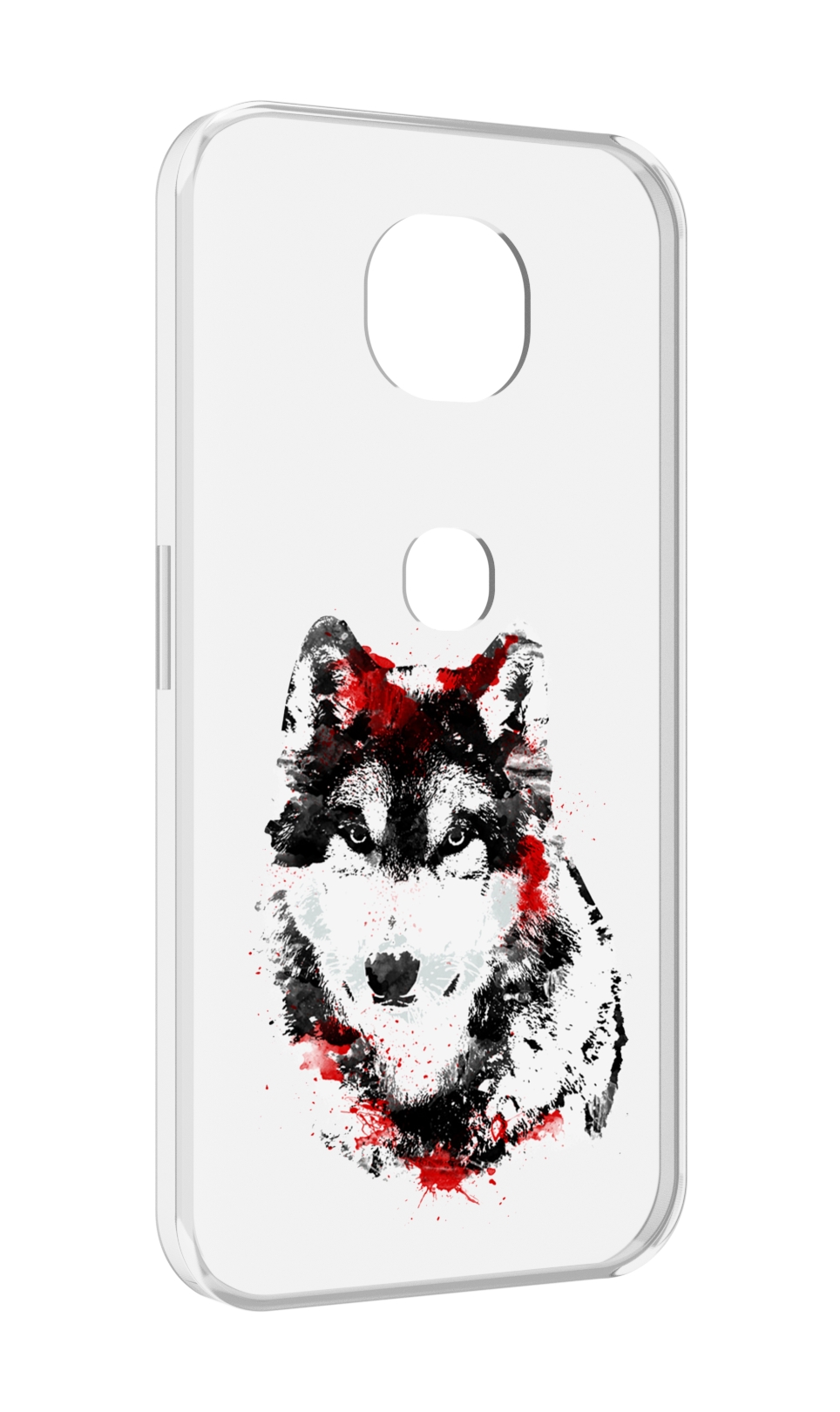 

Чехол MyPads кровавый волк для Motorola Moto G5S (XT1799-2), Прозрачный, Tocco