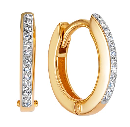 

Серьги из красного золота с бриллиантом Vesna jewelry 21416-151-01-00, 21416-151-01-00