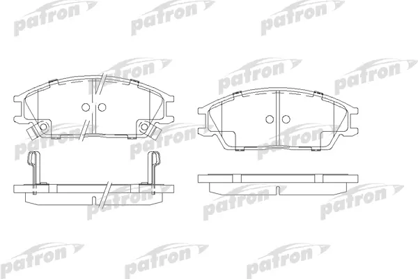 

Тормозные колодки PATRON дисковые PBP435