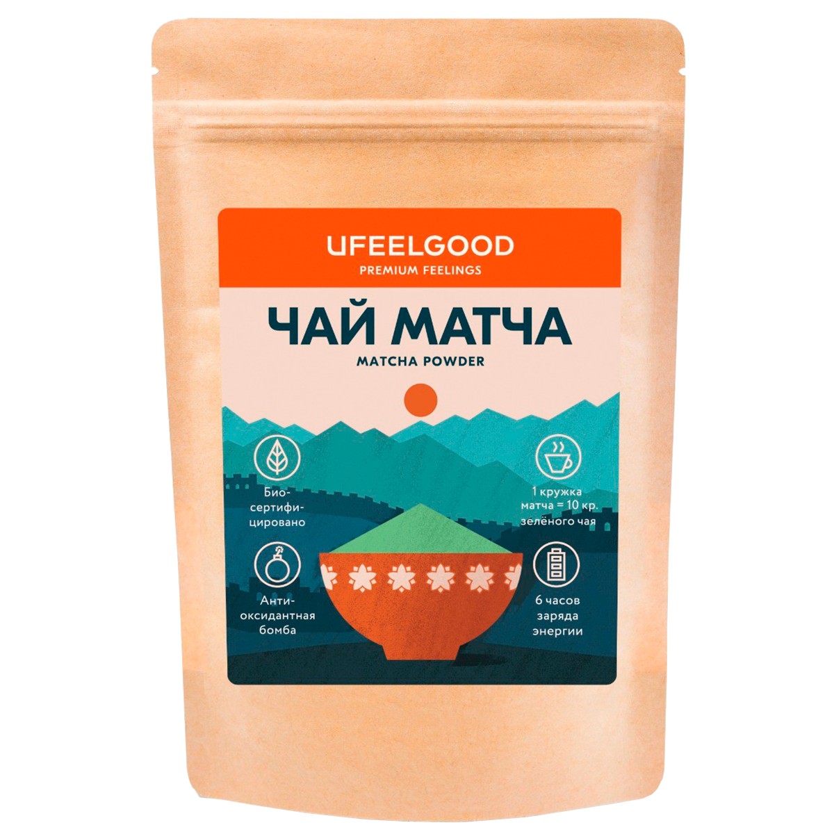 Чай матча Ufeelgood 100 г