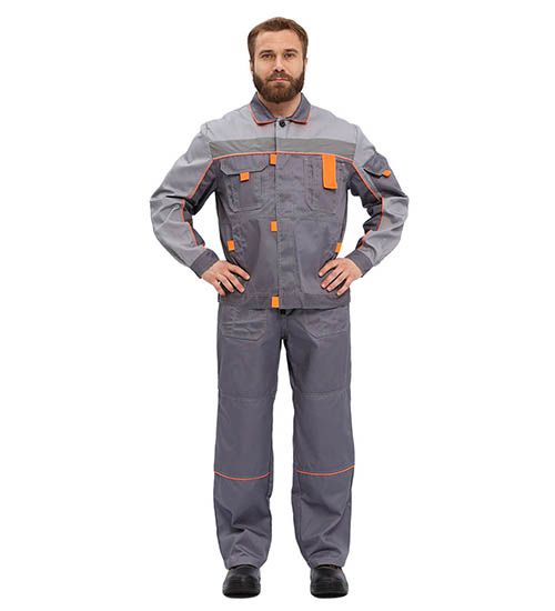 

Костюм куртка/полукомб. р.44-46, рост 182-188, серый ЯЛ-02-166 113-90003564